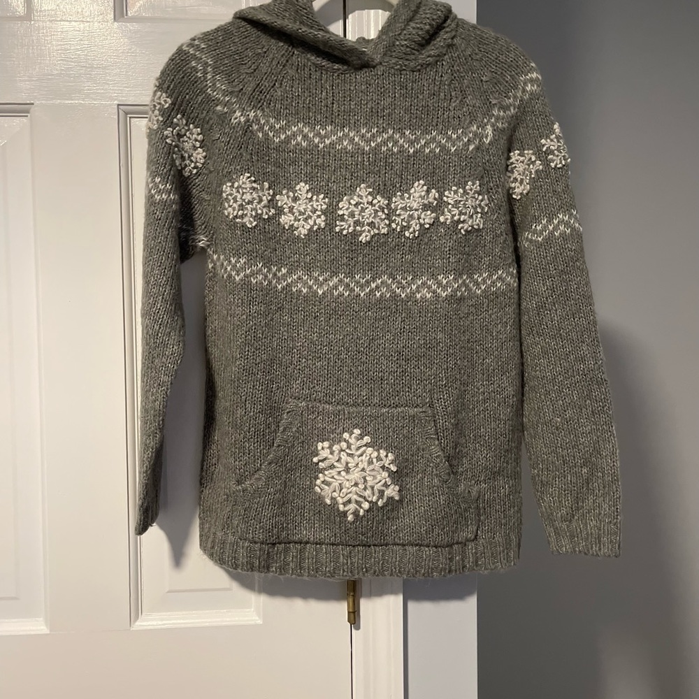 Hooded Gray Sweater
